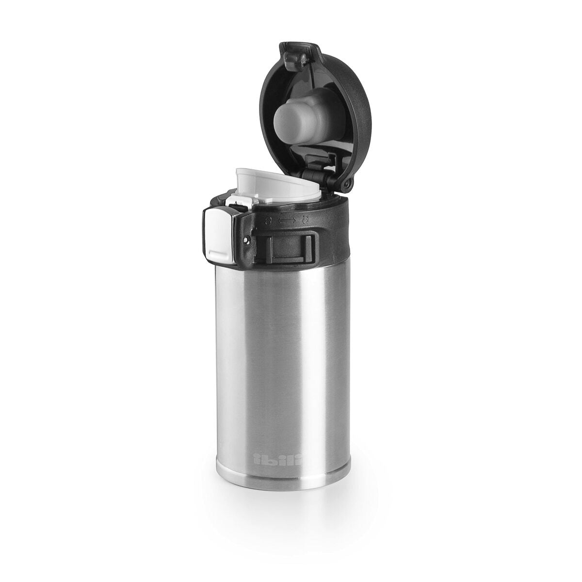 Travel thermos flask Ibili 765618 Stainless steel-1